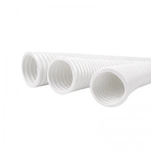 Coraza Industrial Cerrada Diametro 13mm, Rollo 100m Color Blanco
