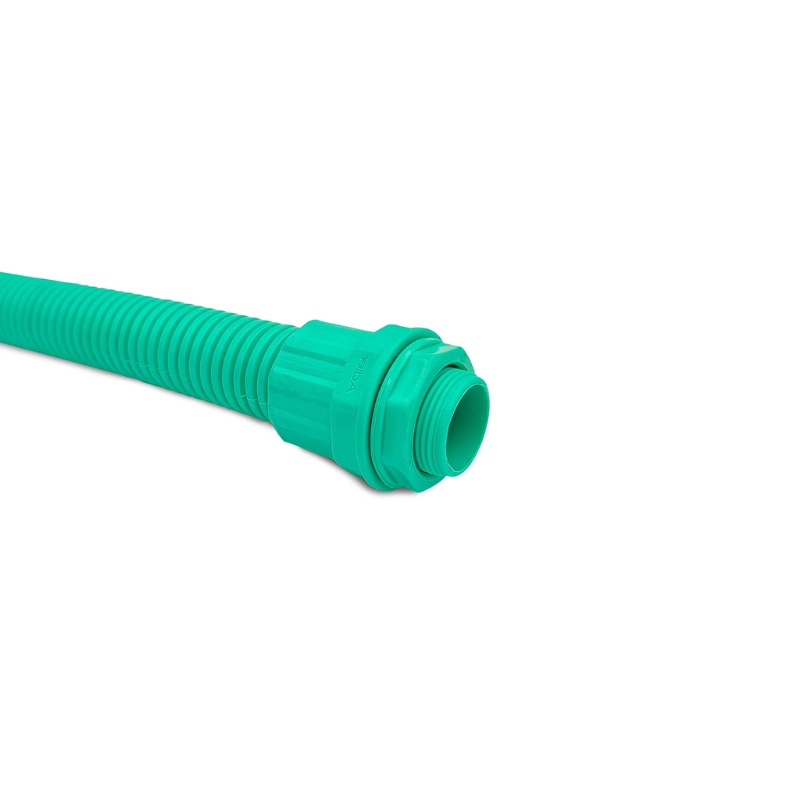 Coraza Para Uso Eléctrico ISYFLEX Con guia 17mm Cerrada Verde