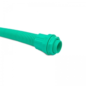 Coraza Para Uso Eléctrico con guia ISYFLEX 28mm Cerrada Verde