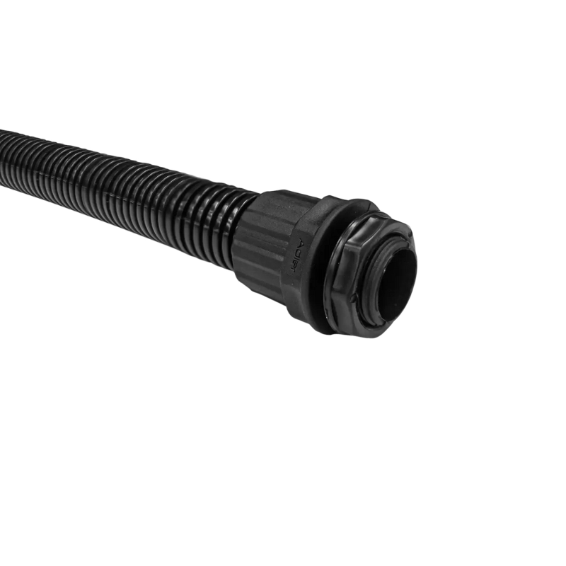 Coraza Nylon Con retardante A La Llama Cerrada 25mm 25m Negro