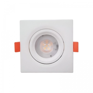 Bala Spot Led Integrado Cuadrado 7W Escualizable 3000K ILUMAX