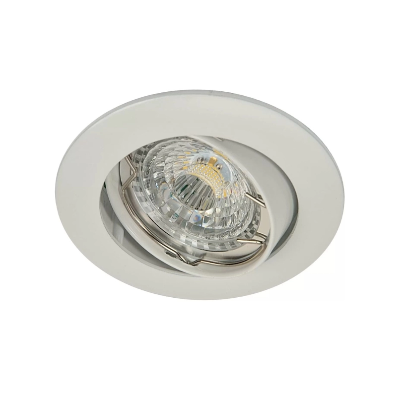 Bala De Empotrar Escualizable En Aluminio Blanco ILUMAX