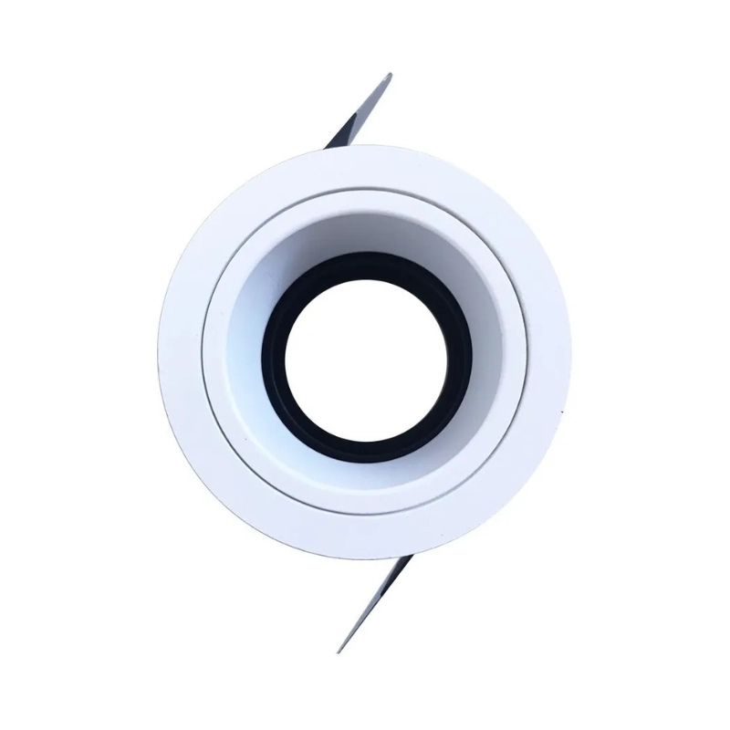 Bala De Empotrar Redonda Fija En Aluminio 73mm ILUMAX