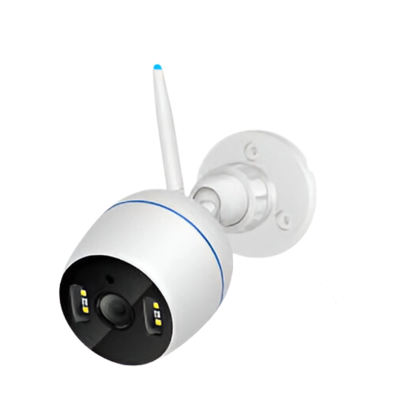 Camara Wifi Bala 1080P 30Fps Cmos 1/3''Lente 3.6Mm H.264, Ir 15M 4Leds Audio Bidirec Tfcard 128Gb