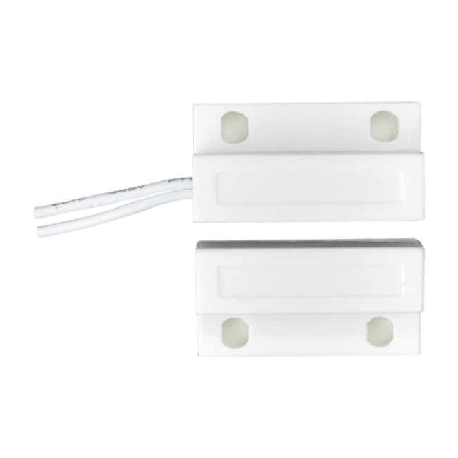 Contacto Magnético Para Ventanas Normalmente Cerrado Color Blanco