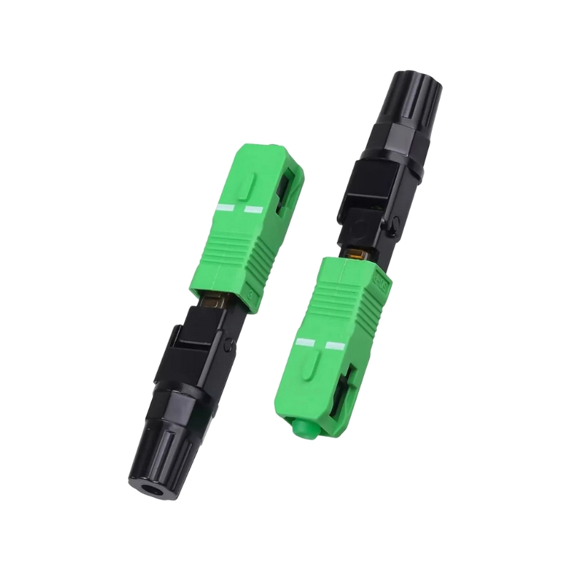 Conector Rápido Monomodo Sc/Apc (60Mm - Verde)