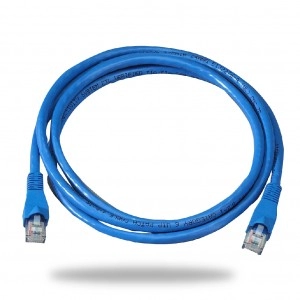 Patch Cord Utp Cat 6 - Cu 0,57 Mm - 568B - 3 Mt Aprox Azul