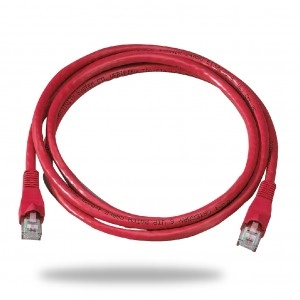 Patch Cord Utp Cat 6 - Cu 0,57 Mm - 568B - 3 Mt Aprox Rojo