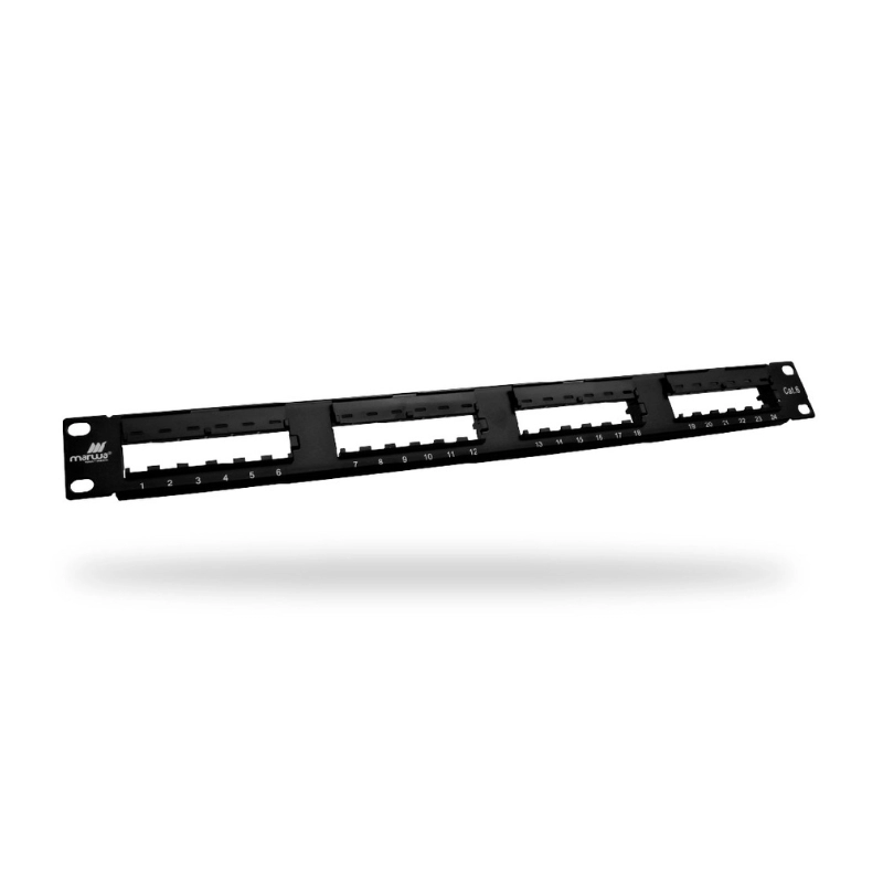 Patch Panel De 24 Puertos Categoría 6 - Modular