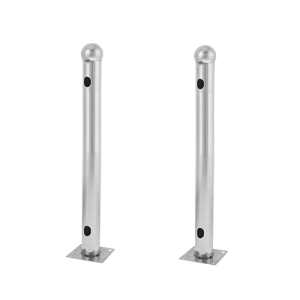 Soporte De Acero Inoxidable Tipo T De 50 Cm  Para Barreras Perimetrales Serie Abe/Abh De 3/4 Haces