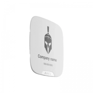 Brandplate Placa Frontal Para Publicidad Del Integrador Blanco