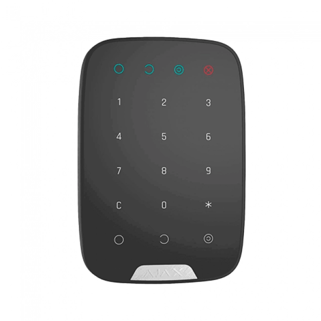 Keypad Teclado Táctil Inalámbrico Ajax (9Na) Color Negro