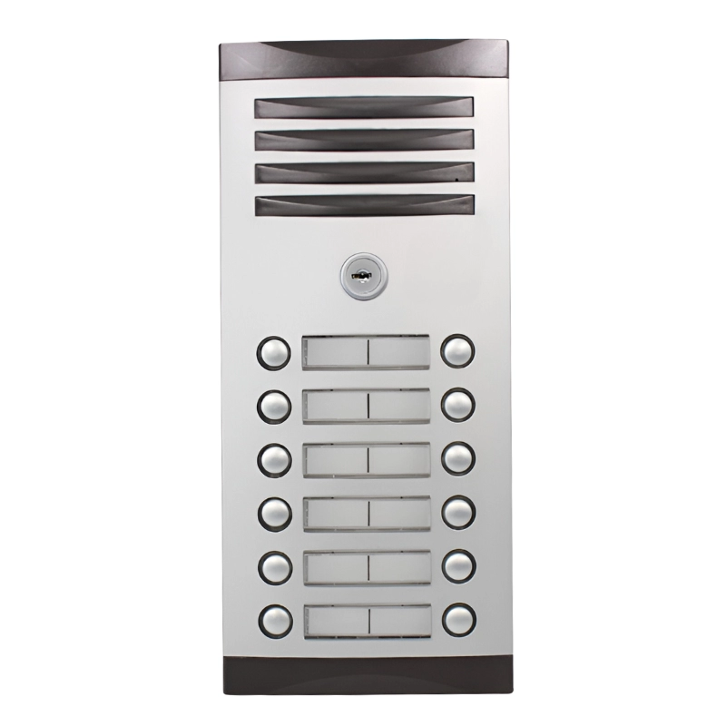 Frente De 12 Botones Para Edificio