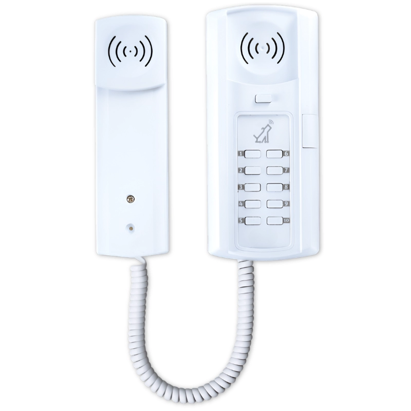 Teléfono diseño Bot de pared de 10 botones para intercomunicación