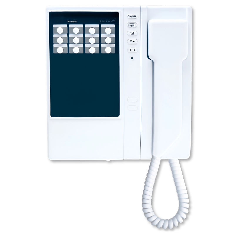 Tablero de conserje línea tec de 12 botones para montaje en pared