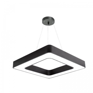Luminaria Cuadrada 40W 4100k Negro
