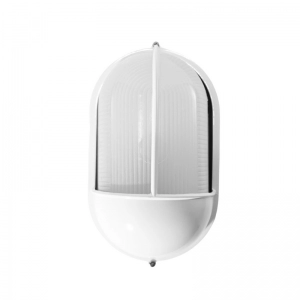 Aplique H14 Con Rejilla Grande 60W Blanco