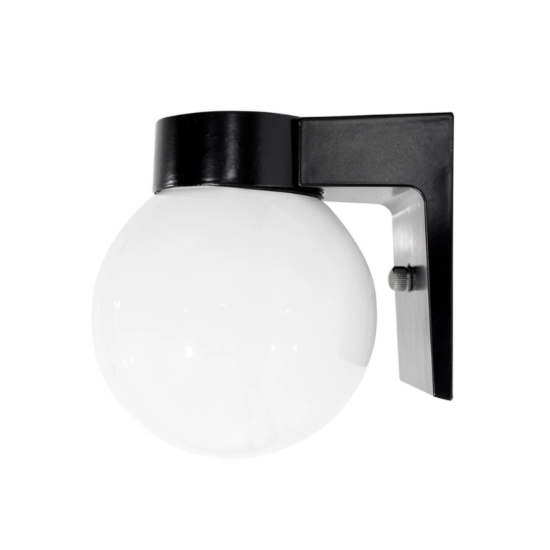Aplique H57 Tipo Globo Negro 60W