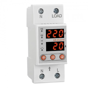 Protector Reletek (Sn) De Voltaje Y Corriente 110Vac Salida Monofásica 1-32Amp Ajustable MV