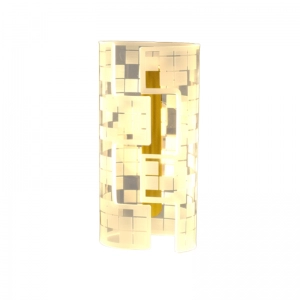 Aplique Led Cuadros 40Cms 12W Dorado 3000K Ecolite