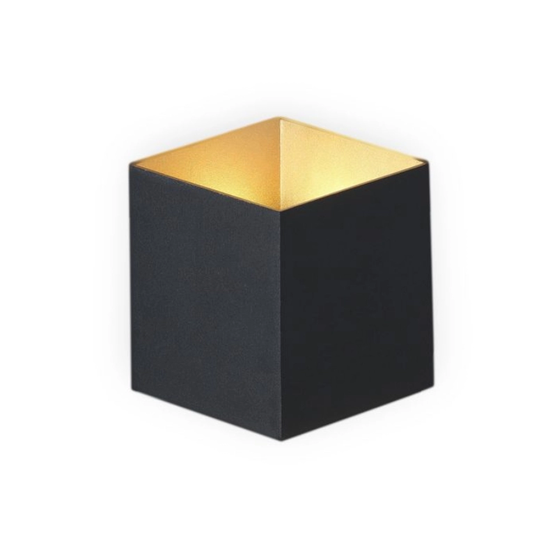 Aplique Led Ap2 10W 3000K Negro Ecolite