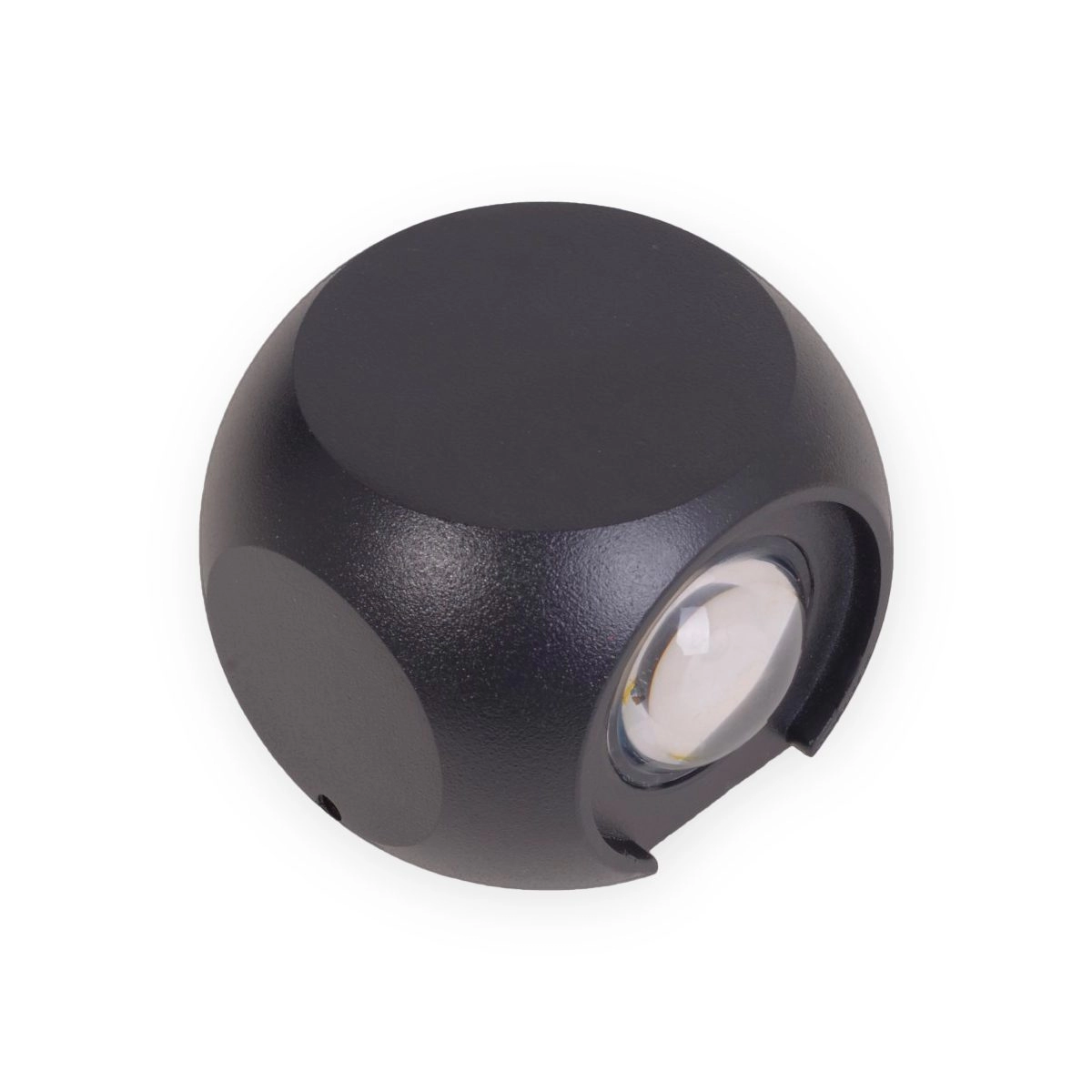 Aplique Led Ecoballx1 1W Negro Ecolite