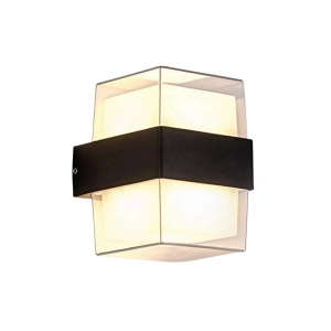 Aplique Led Thor12 9W 3000K Negro Ecolite