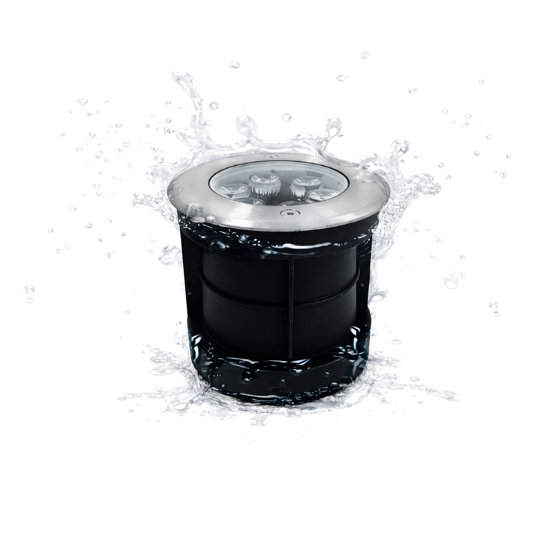 Bala Led Sumergible Incrustar 6W Rgb Sin Control Remoto