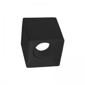 Bala Para Gu10 Cubo Negro Ecolite