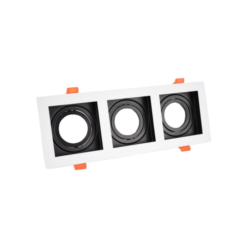 Bala Para Gu10 Tipo Kardan X 3 Blanca Metalica Ecolite