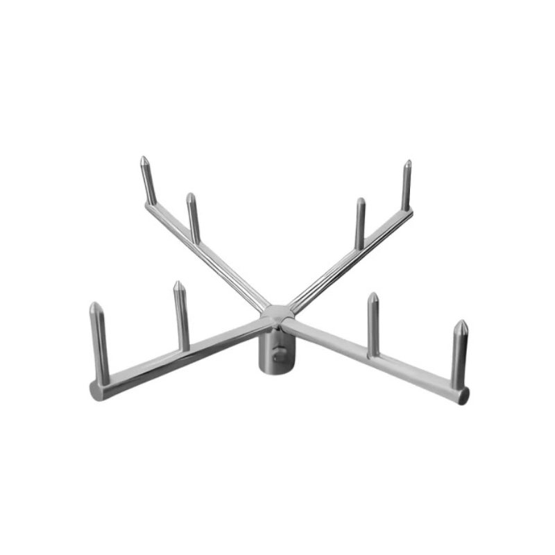 Pararrayos Franklin T8 Inoxidable 8 Puntas