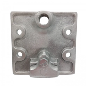 Base Captadora Cuadrada Horizontal Aluminio Rosca 16MM