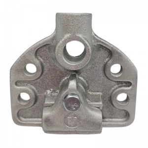 Base Captadora Cuadrada Universal Aluminio Doble Punta Rosca 5/8