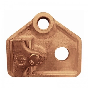 Base Captadora Tipo Collarín Horizontal Cobre, Rosca 1/2