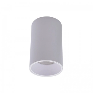 Cilindro Gu10 Slim Blanco Aluminio Ecolite