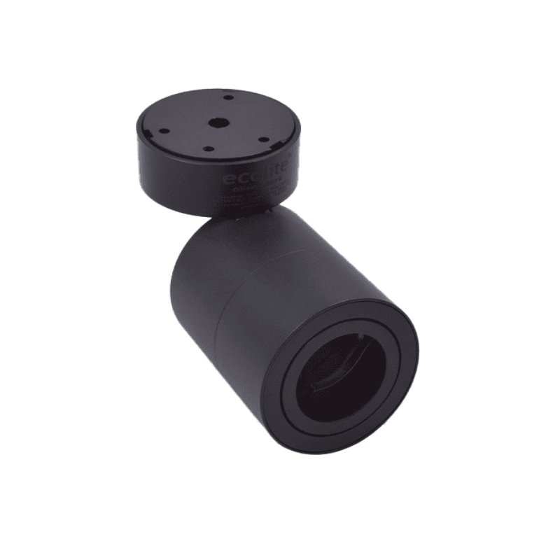 Cilindro Sp Gu10 Negro Ecolite