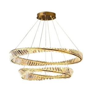 Luminaria LED colgante 75W Dorado Ecolite