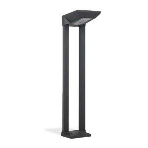 Poste Solar Led 10W 3000K Con Control Ecolite