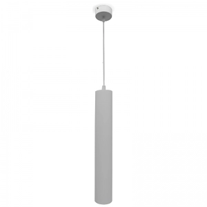 Luminaria Colgante Gu10 Blanca Cilindro Ecolite