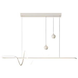 Luminaria LED colgante Blanco 55W