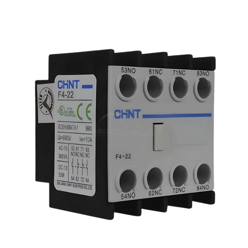 Contacto Auxiliar 2Na+2Nc Montaje Frontal UL Chint