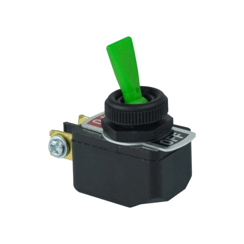 Interruptor De Codillo Plastico  1 Polo - Verde MARGIRIUS
