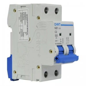 Breaker Montaje Riel 2 Polos 1A Chint