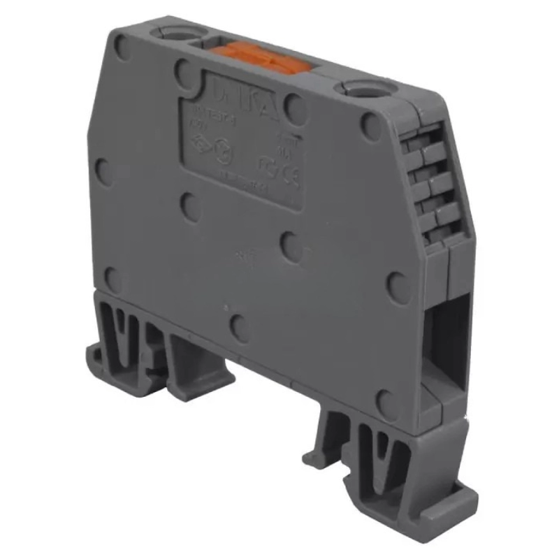 Bornera Corto Circuitable 41A/750V 6Mm2 Gris