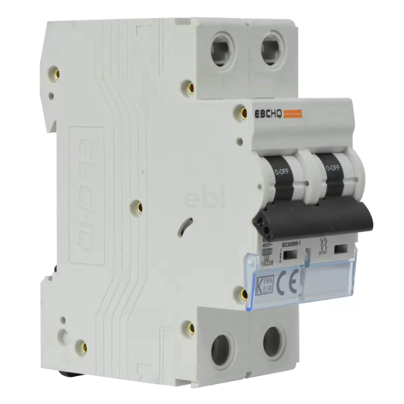 Breaker Montaje Riel 16A 6kA 2 Polos