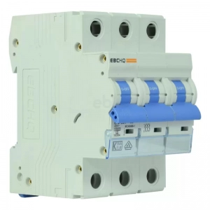 Breaker Montaje Riel 10A 10kA 3 Polos