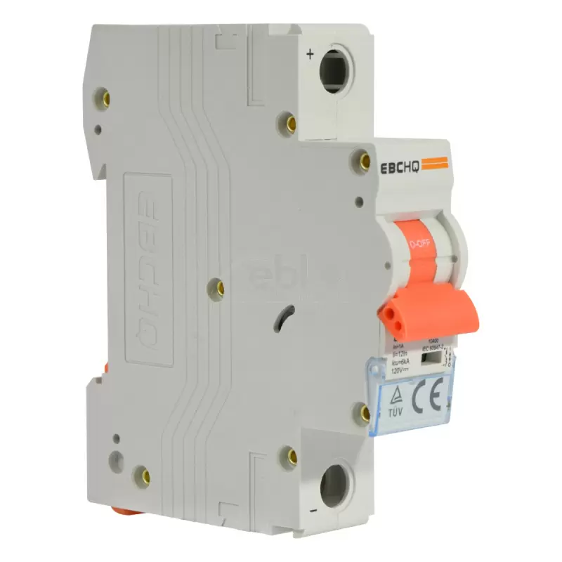 Breaker Montaje Riel 4A 6kA 1 Polos 200VDC