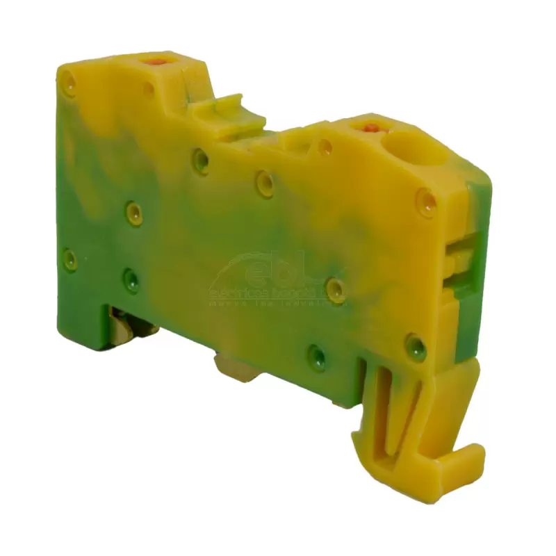 Bornera Tipo Resorte 4Mm2 -32A, Amarillo Y Verde ONKA