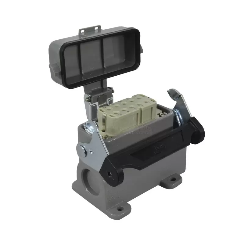 Conector Industrial Hembra 10 Polos 16A Sobreponer, Operación 250VAC