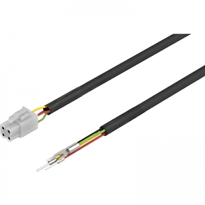 Cable de Conexión Para Motores Zócalo H6, 2.5 Metros, 4 Hilos, 6 Pines